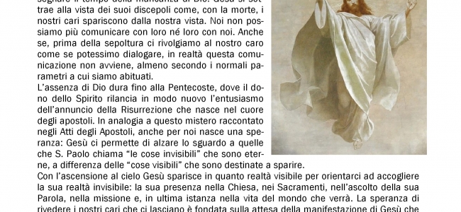 In Comunione della settimana