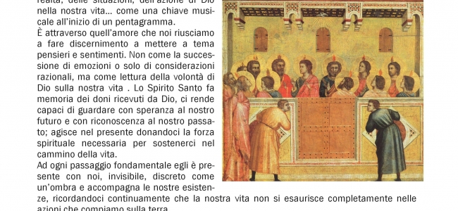 In Comunione della settimana